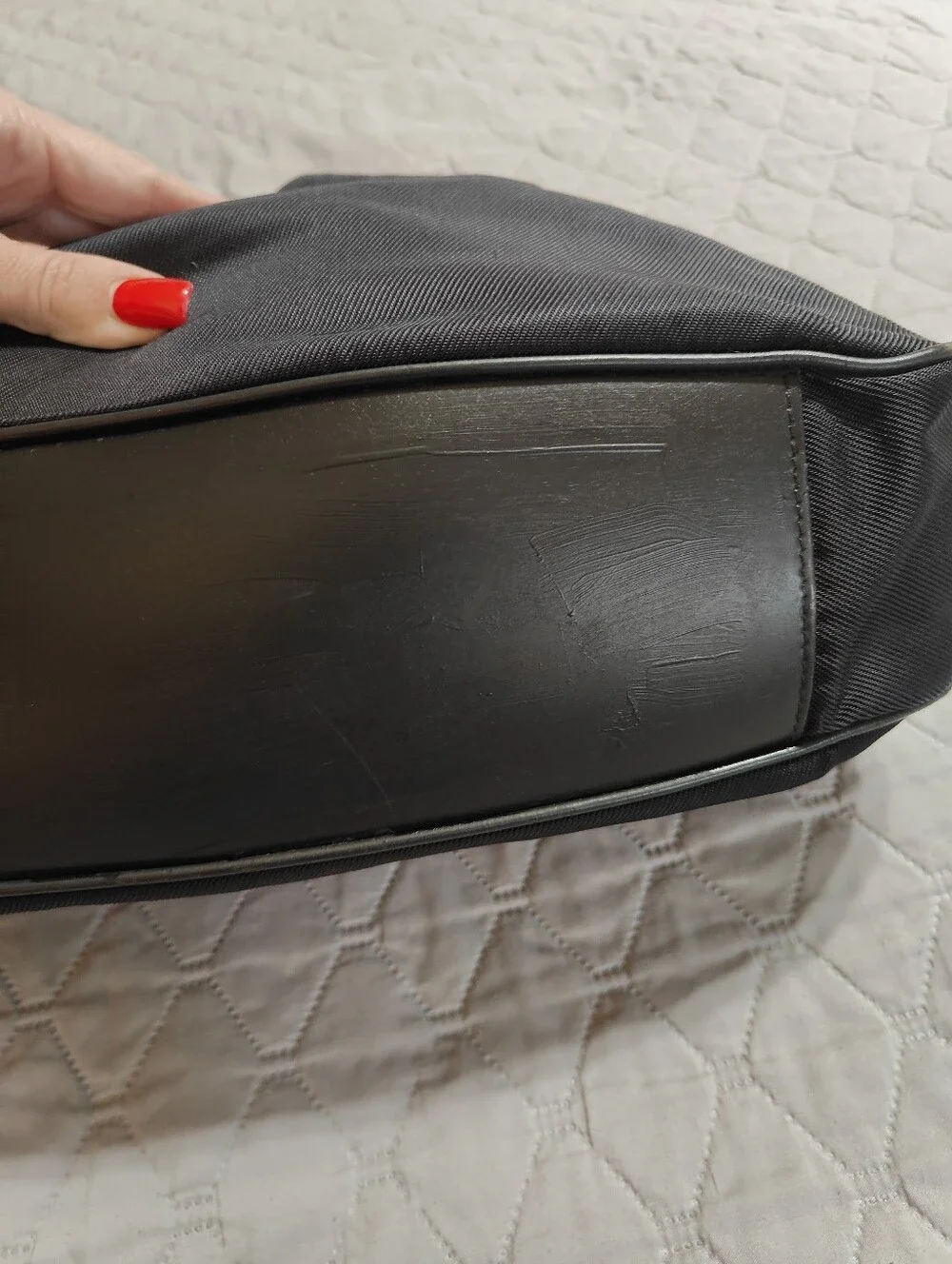 Gucci Vintage Bamboo Black Hobo Bag w/ COA